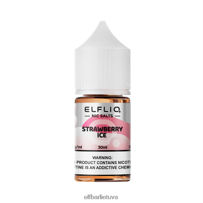 ELFBAR ELFLIQ Nic druskos 30ml Braškių ledas BV2H2D30 Elf Bar Kaina