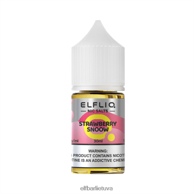 ELFBAR ELFLIQ Nic druskos 30ml Braškių snoow BV2H2D33 Elfbar Price