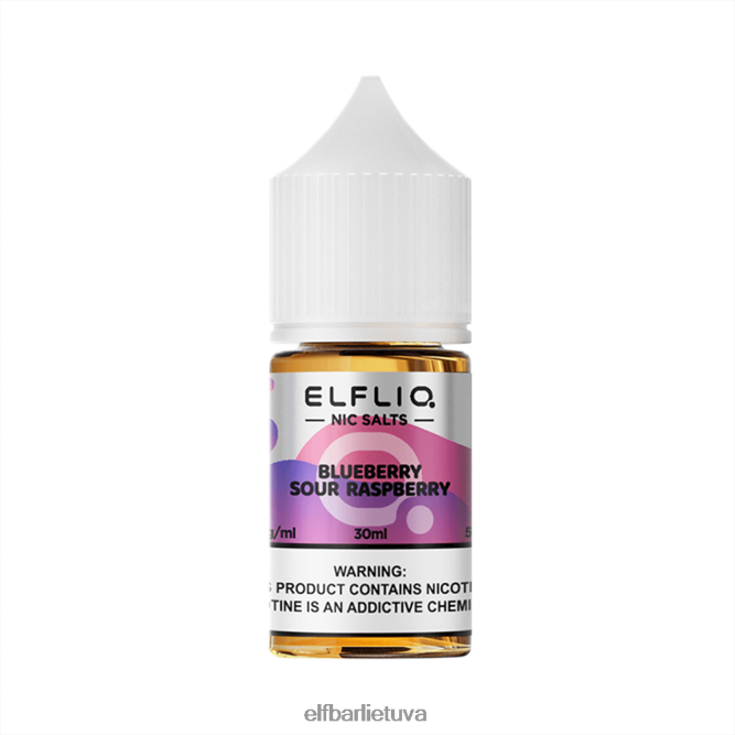 ELFBAR ELFLIQ Nic druskos 30ml Mėlynių rūgštynių avietės BV2H2D12 Elfbar Price
