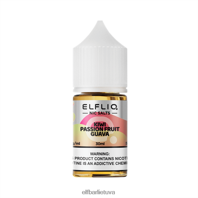 ELFBAR ELFLIQ Nic druskos 30ml kivių pasiflorų gvajavos BV2H2D20 Elfbar Lietuva
