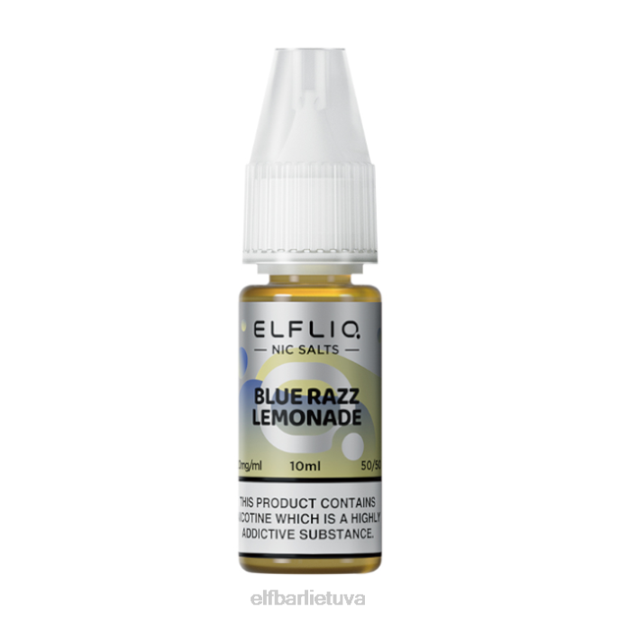 elfbar elfliq blue razz limonado nic druskos - 10ml-10 mg/ml 24L2217