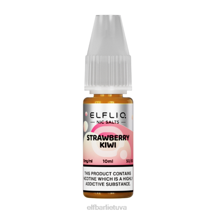 elfbar elfliq nic druskos - braškių kivi - 10ml-10 mg/ml 24L2180