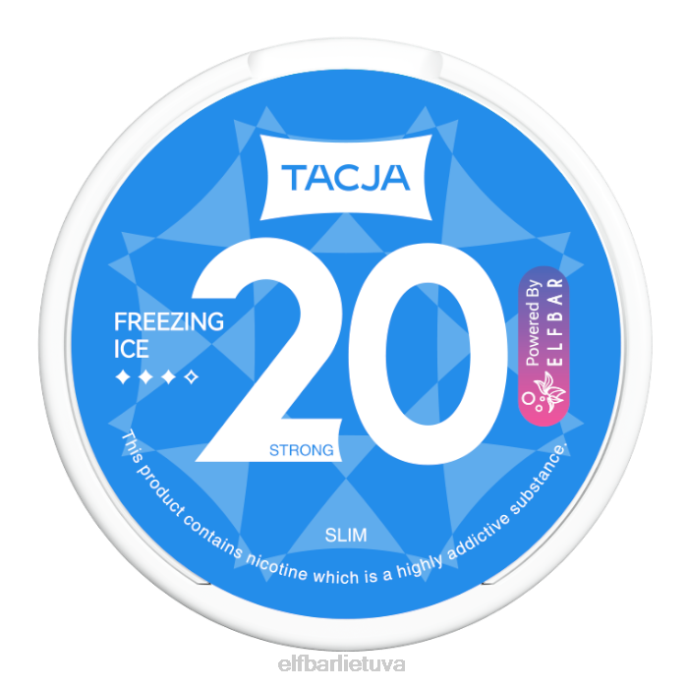 elfbar tacja nikotino maišelis - šaldytas ledas - 1pk-20mg/g 24L2230