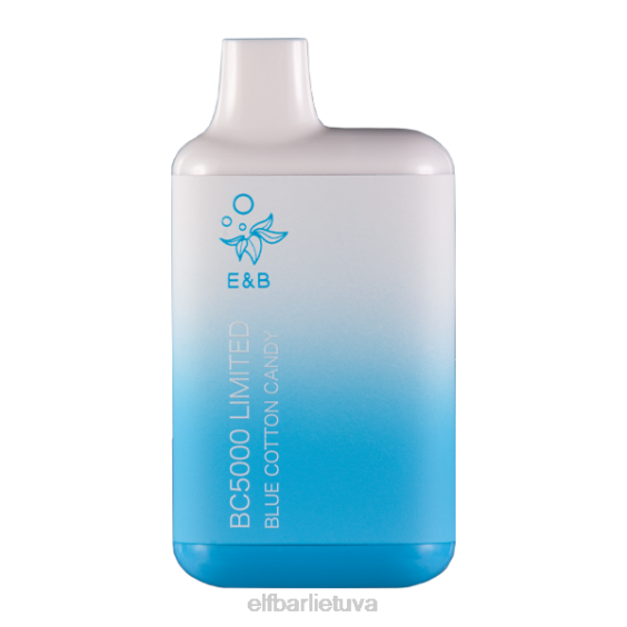 ELFBAR mėlyna cukraus vata bc5000 vartotojui - 50mg - vienkartinė R4XT50
