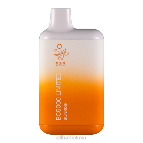 ELFBAR sunrise bc5000 vartotojas – 50mg – vienkartinis R4XT49