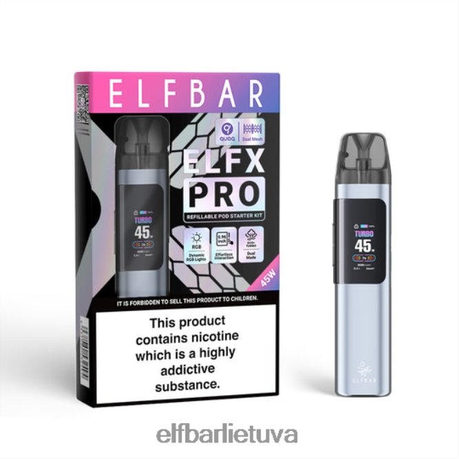 ELFBAR ELFX Pro Atidaryti pod įrenginį juodas BV2H2D5 Elfbar Price