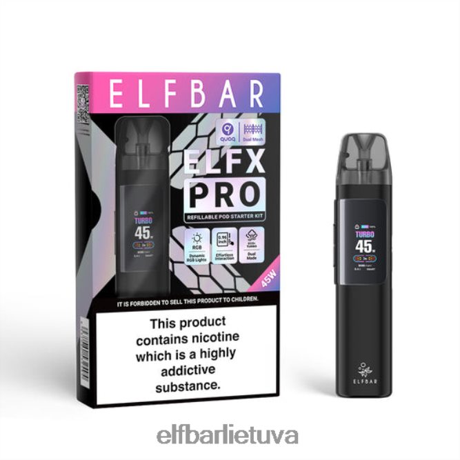 ELFBAR ELFX Pro Atidaryti pod įrenginį mėlyna BV2H2D6 Elfbar Lietuva