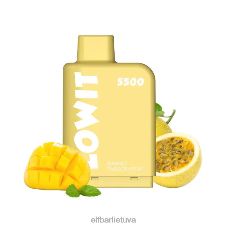 mango pasifloros vaisius