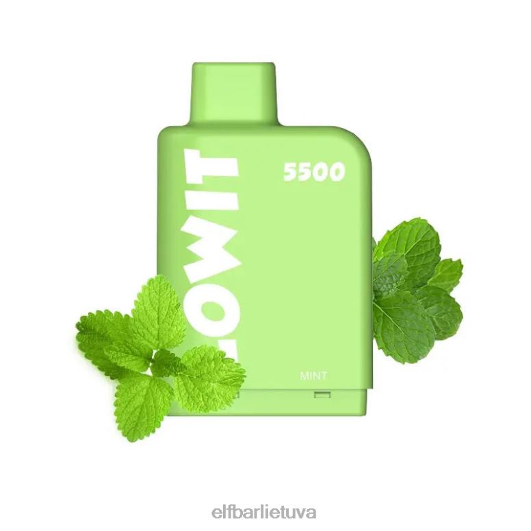 ELFBAR iš anksto užpildytas pod lowit 5500 išpūtimų 2%nic mango pasifloros vaisius 6FJ44146