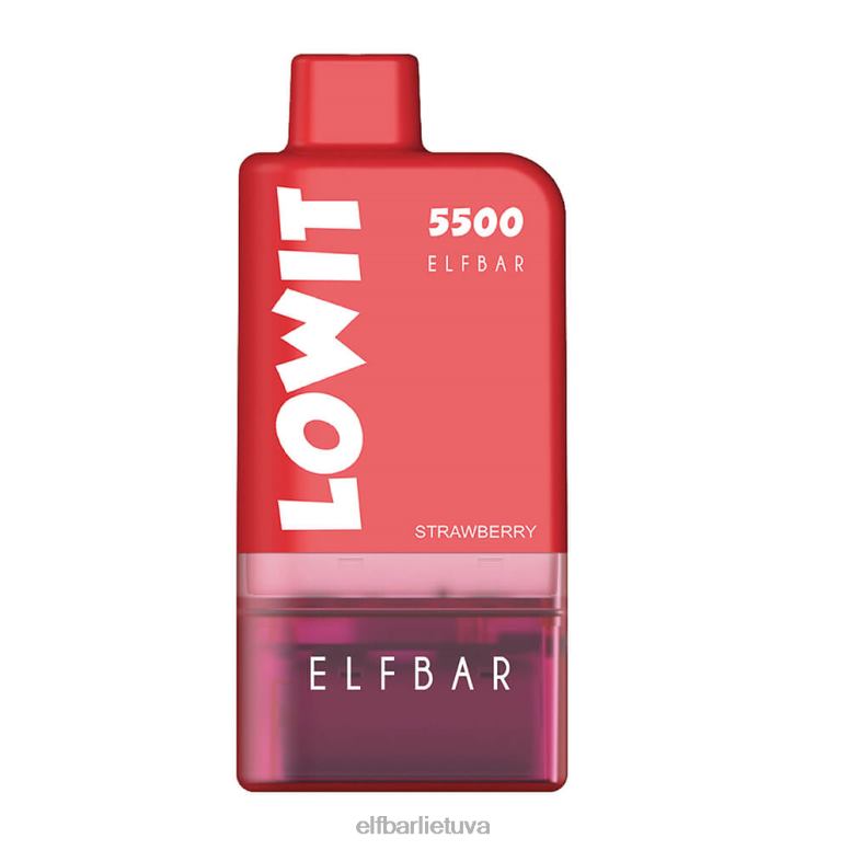 ELFBAR užpildytas pod rinkinys lowit 5500 2%nic mėlyna avietė 6FJ44126
