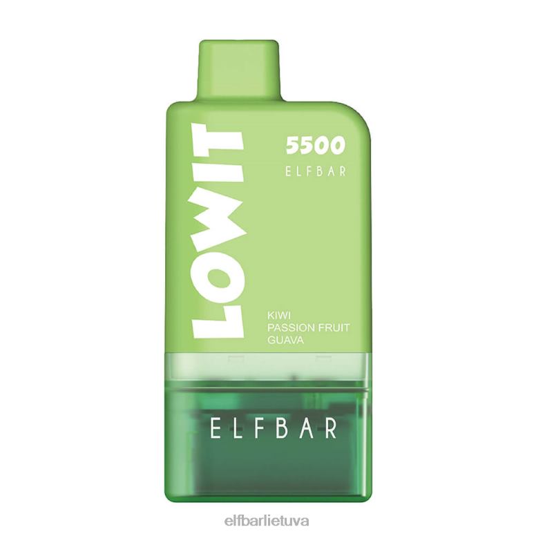 ELFBAR užpildytas pod rinkinys lowit 5500 2%nic mėlyna avietė 6FJ44126