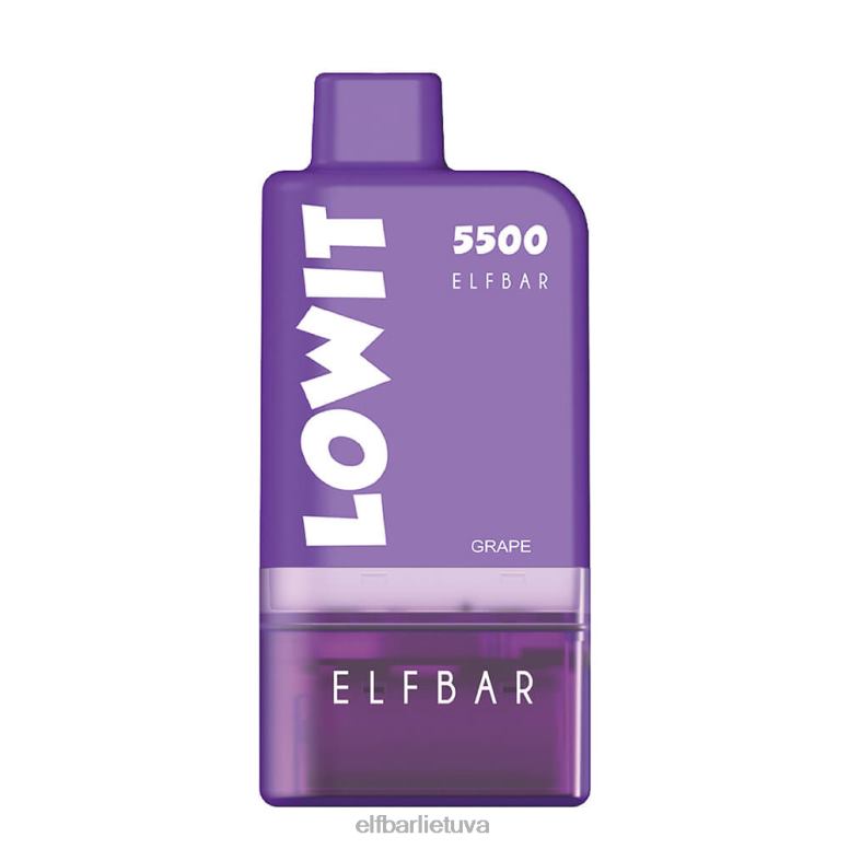 ELFBAR užpildytas pod rinkinys lowit 5500 2%nic mėtų 6FJ44127