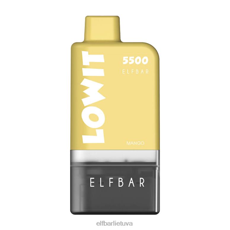 ELFBAR užpildytas pod rinkinys lowit 5500 2%nic mėtų 6FJ44127