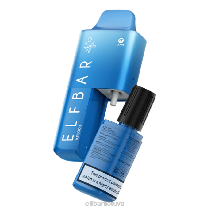 elfbar af5000 užpildytas rinkinys - 20 mg 24L264 rūgštus ananasų ledas