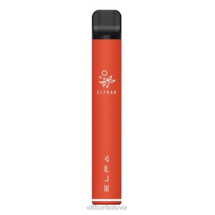 elfbar elfa pod rinkinys - pod starter kit - 500mah 24L2102 tamsiai mėlyna