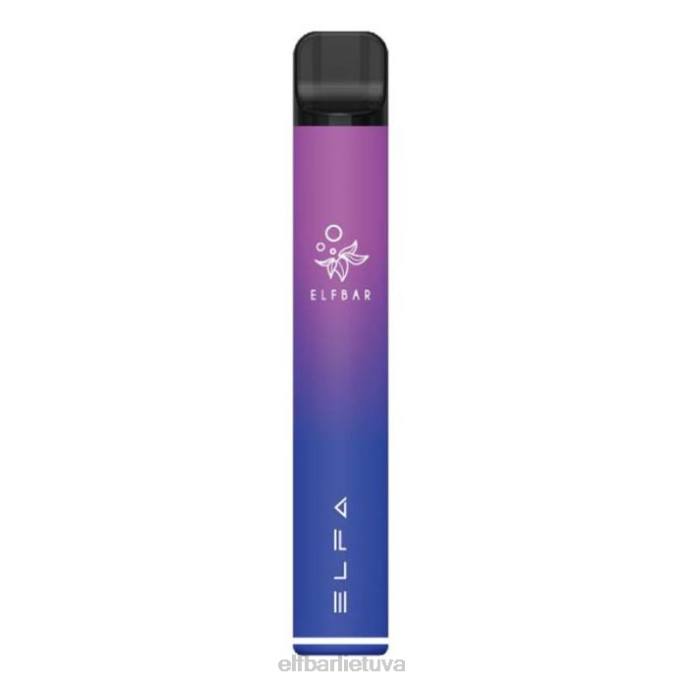 elfbar elfa pod rinkinys - pod starter kit - 500mah 24L2104 aurora mėlyna