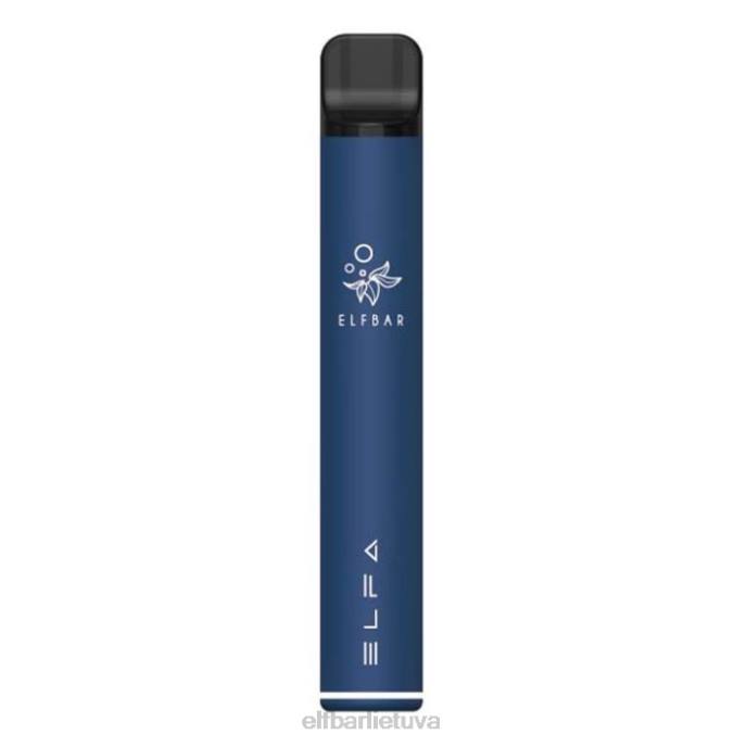 elfbar elfa pod rinkinys - pod starter kit - 500mah 24L2104 aurora mėlyna