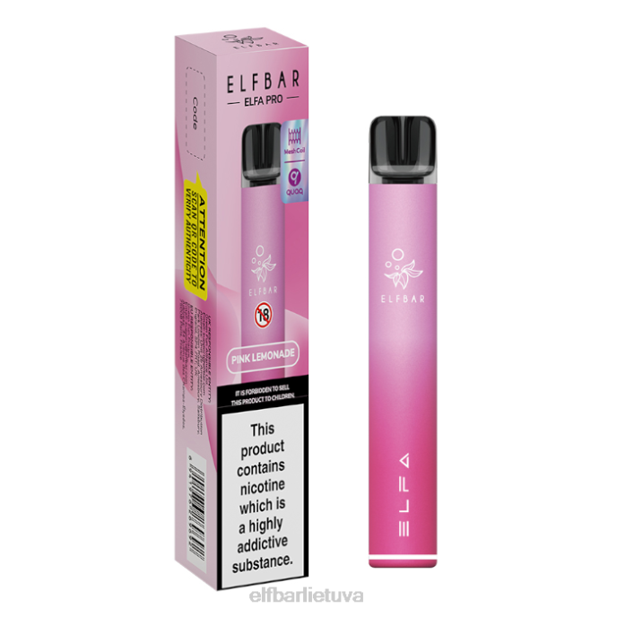 elfbar elfa pro pod rinkinys – įkraunamas 24L266 Aurora blue + kivi pasifloros vaisių užpildyta ankštis