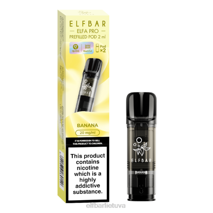 elfbar elfa pro užpildytos ankštys - 20 mg - 2 vnt 24L279 šaltmėčių
