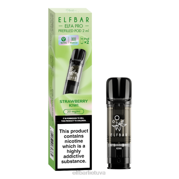 elfbar elfa pro užpildytos ankštys - 20 mg - 2 vnt 24L281 citrina ir laimas