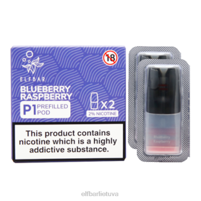 elfbar mate 500 p1 užpildytų ankščių - 20 mg (2 pakuotės) 24L2143 bananas