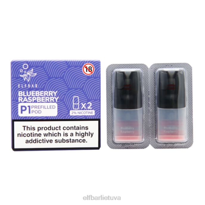 elfbar mate 500 p1 užpildytų ankščių - 20 mg (2 pakuotės) 24L2143 bananas