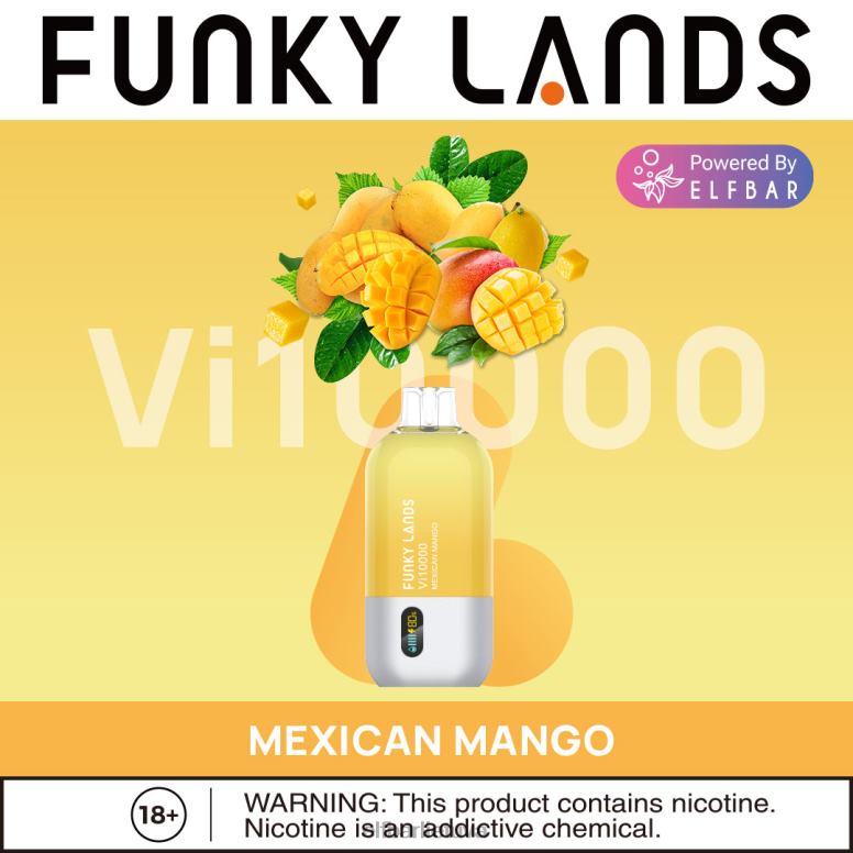 ELFBAR Funky Lands geriausio skonio vienkartinis vape vi10000 geriausias išpardavimas meksikietiškas mangas 6FJ44157