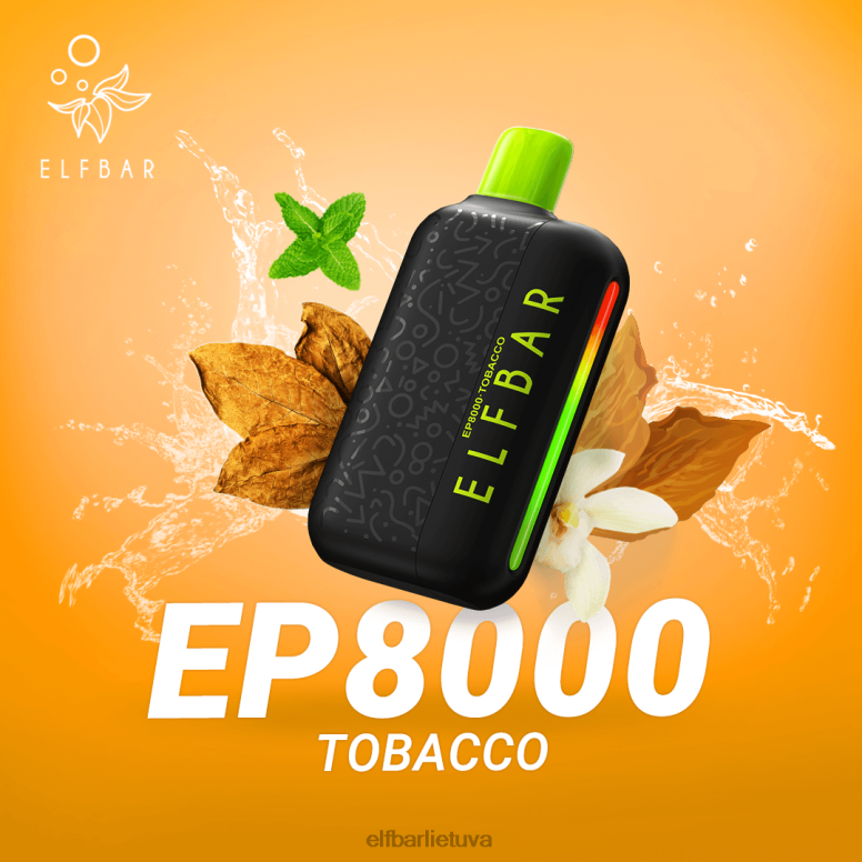ELFBAR vienkartiniai vape nauji ep8000 pūstukai kivi pasifloros gvajava 6FJ4460