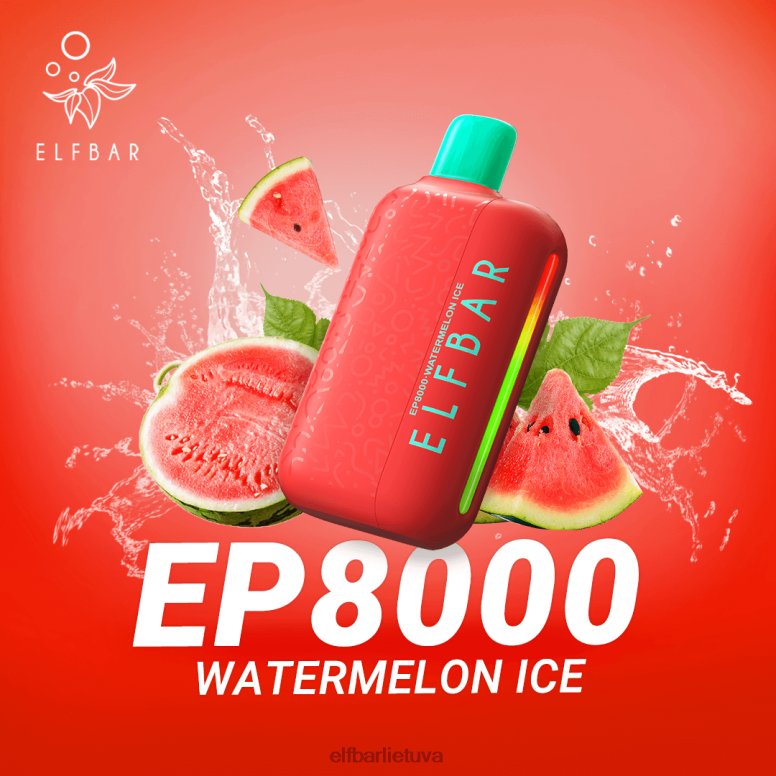 ELFBAR vienkartiniai vape nauji ep8000 pūstukai kivi pasifloros gvajava 6FJ4460